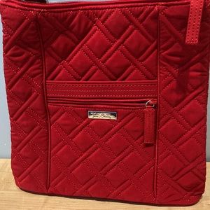 VERA BRADLEY TANGO RED PATTE HIPSTER CROSSBODY BAG